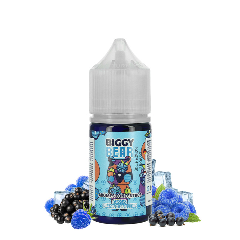 CONCENTRÉ CASSIS FRAMBOISE BLEUE 30ML - BIGGY BEAR