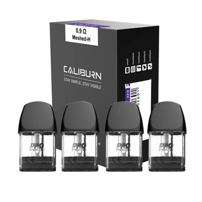 [CAR/UWE-CAL-A3-1OHM] CARTOUCHES POD CALIBURN A3 (4 PCS) - UWELL
