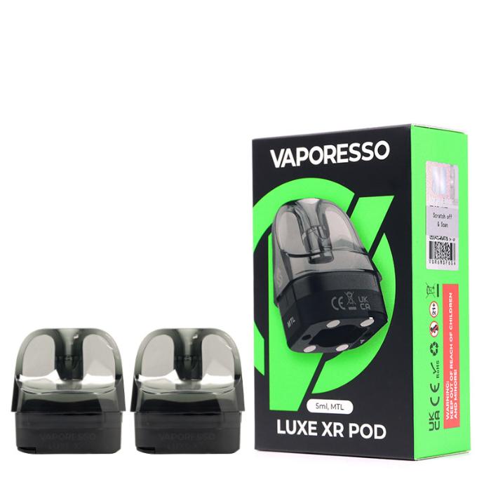 [CAR/VAP-LUX-SR] CARTOUCHES POUR LUXE XR 5ML SANS RESISTANCES (2 PCS) - VAPORESSO