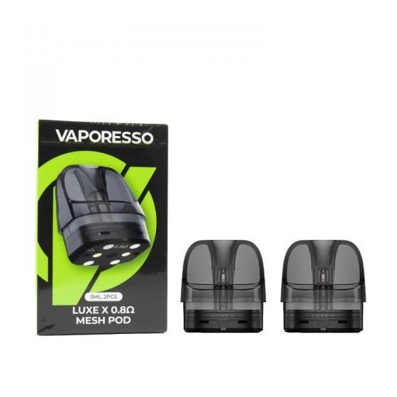 [CAR/VAP-LUX-AR] CARTOUCHES POUR LUXE X AVEC RESISTANCES (2 PCS) - VAPORESSO