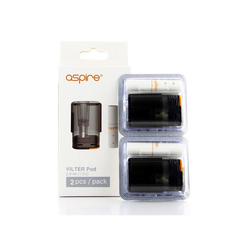 CARTOUCHES VILTER, VILTER S & VILTER FUN 2ml (2 pièces) - ASPIRE