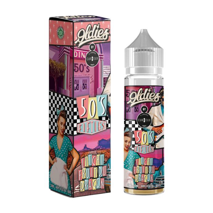 [LIQ/CUR-FIF-50ML] 50'S FIFTIES 50ML 0MG - CURIEUX - ÉDITION OLDIES