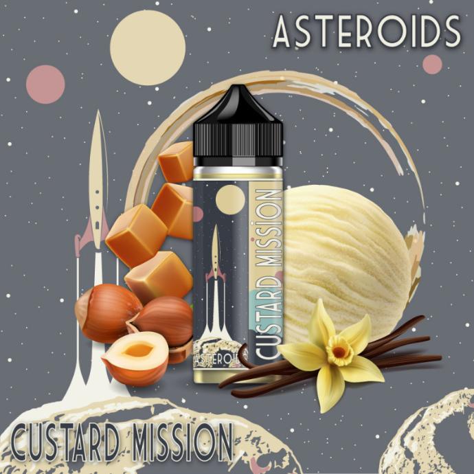 [LIQ/CUS-AST-50ML] ASTEROIDS 50ML 0MG - CUSTARD MISSION