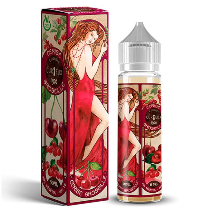 [LIQ/CUR-CEG-50ML] CERISE GROSEILLE 50ML 0MG - CURIEUX - ÉDITION 1900
