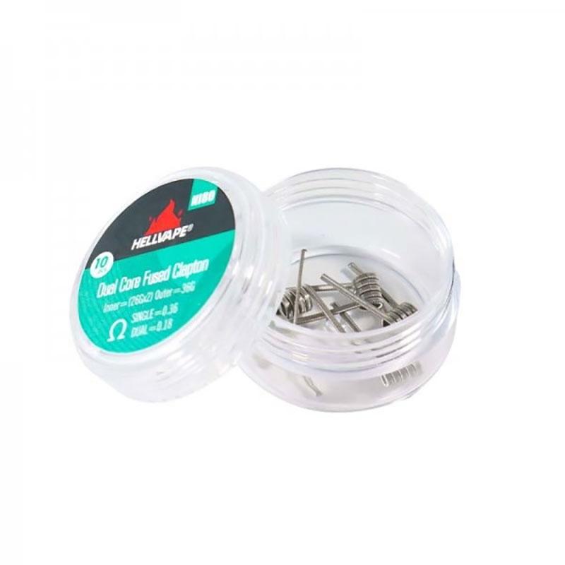 COILS NI80 DUAL CORE FUSED CLAPTON - PAR 10 - HELLVAPE